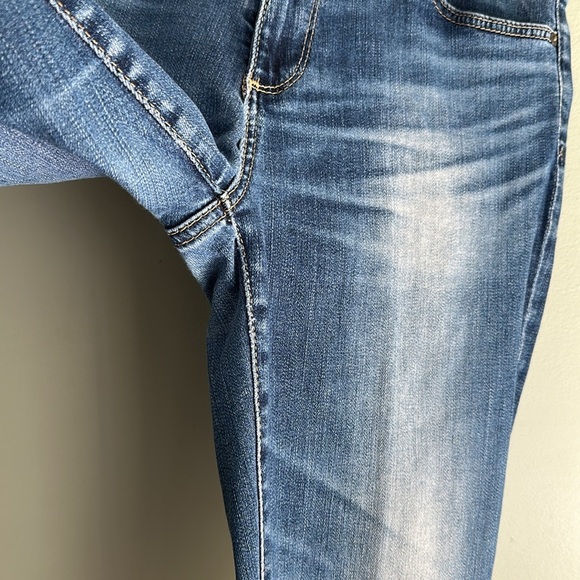 Adriano Goldschmied Harper Essential Straight Jeans Whiskering Faded Flaw 27 - Picture 5 of 9